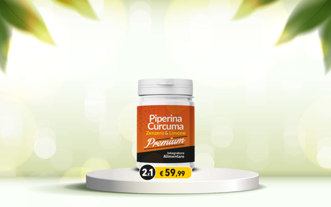 Scopri come depurarti e dimagrire con piperina e curcuma premium: ordina subito