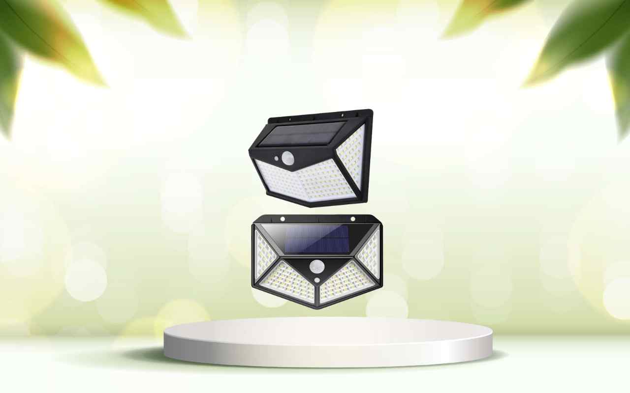 Scopri il faretto solare 100 LED: illumina i tuoi spazi esterni a costo zero